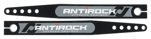 Antirock Fabricated Steel Sway Bar Arms 97-06 Wrangler TJ and LJ Unlimited/XJ/MJ 18 Inch Long OAL 16.195 Inch C-C 5 Holes Includes Stickers Pair RockJock 4x4