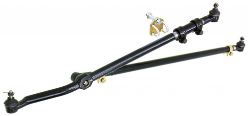 Currectlync Steering System 97-06 Wrangler TJ and LJ Unlimited/XJ/MJ Bolt-On Includes 1 1/4 Inch Diameter Tie Rod/Forged Drag Link HD Steering Stabilizer Shock Mounting Kit RockJock 4x4