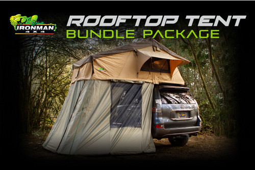 Ironman 4x4 Classic Soft Shell Rooftop Tent Bundle
