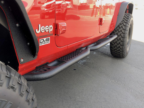 2020-22 Jeep Gladiator JT Tube Rock Sliders with Step