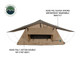 Roof Top Tent 3 Person with Green Rain Fly - TMBK - Overland Vehicle Systems