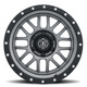 Icon Alloys Apha Ford Bronco Wheel - Gun Metal - 18 x 8.5 / 6 x 5.5 / 0MM / 4.75" BS