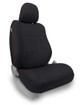 PRP 21+ Ford Bronco Front Seat Covers - Black with Black Stitching