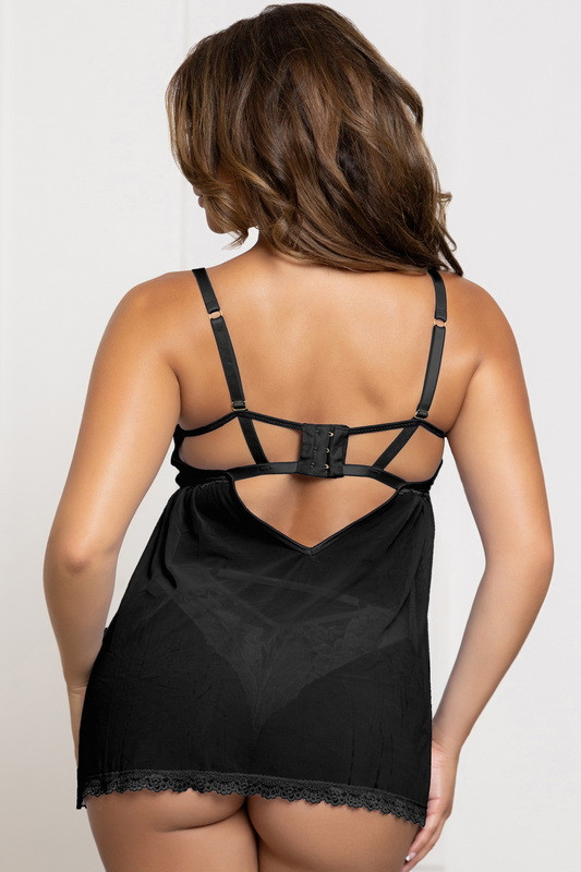 Ultimate Black Lace & Mesh Lingerie Babydoll - Spicy Lingerie