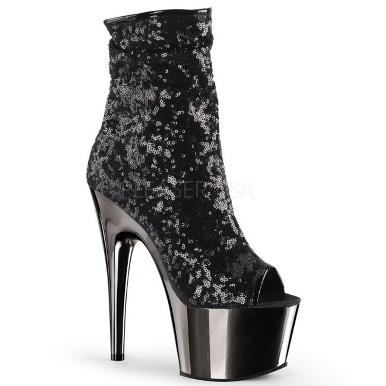 Sequin Ankle Boot- Spicy Lingerie