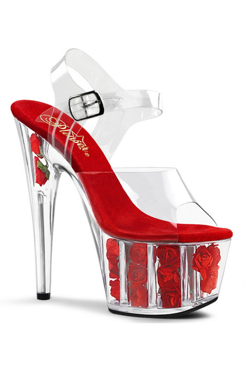 High Heels Height Increase Woman Platform PVC Clear Heels 18CM High Heeled  Female Transparent Summer Stripper Shoe Sandals Fashion Club DB0083 230508  From Kai06, $42.5 | DHgate.Com