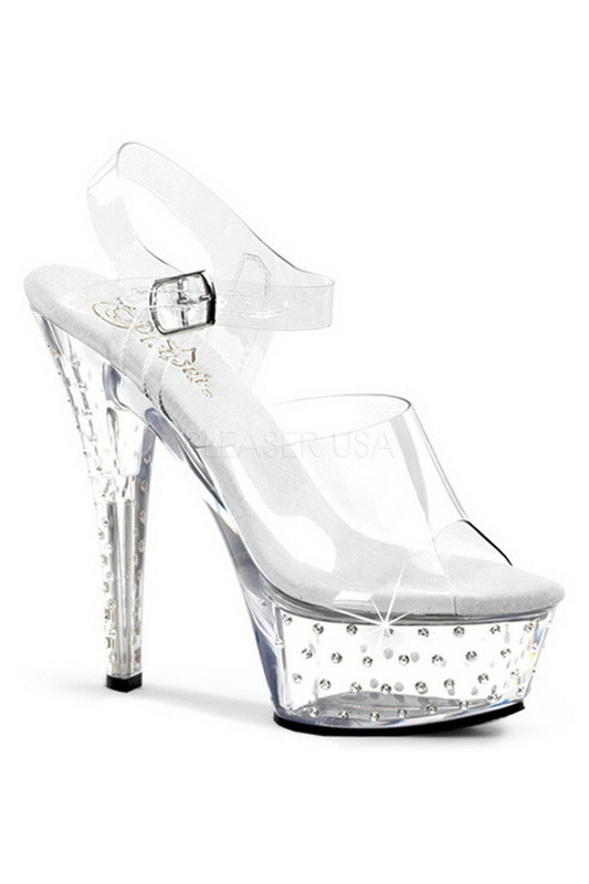 Stardust Dazzle Square Headed Heels