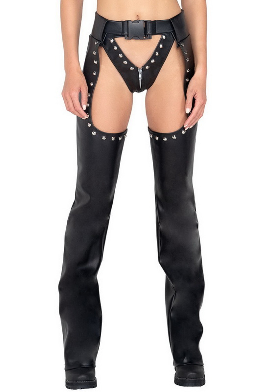 naaimachine zwavel inleveren Break Your Achy Heart Studded Faux Leather Chaps - Spicy Lingerie