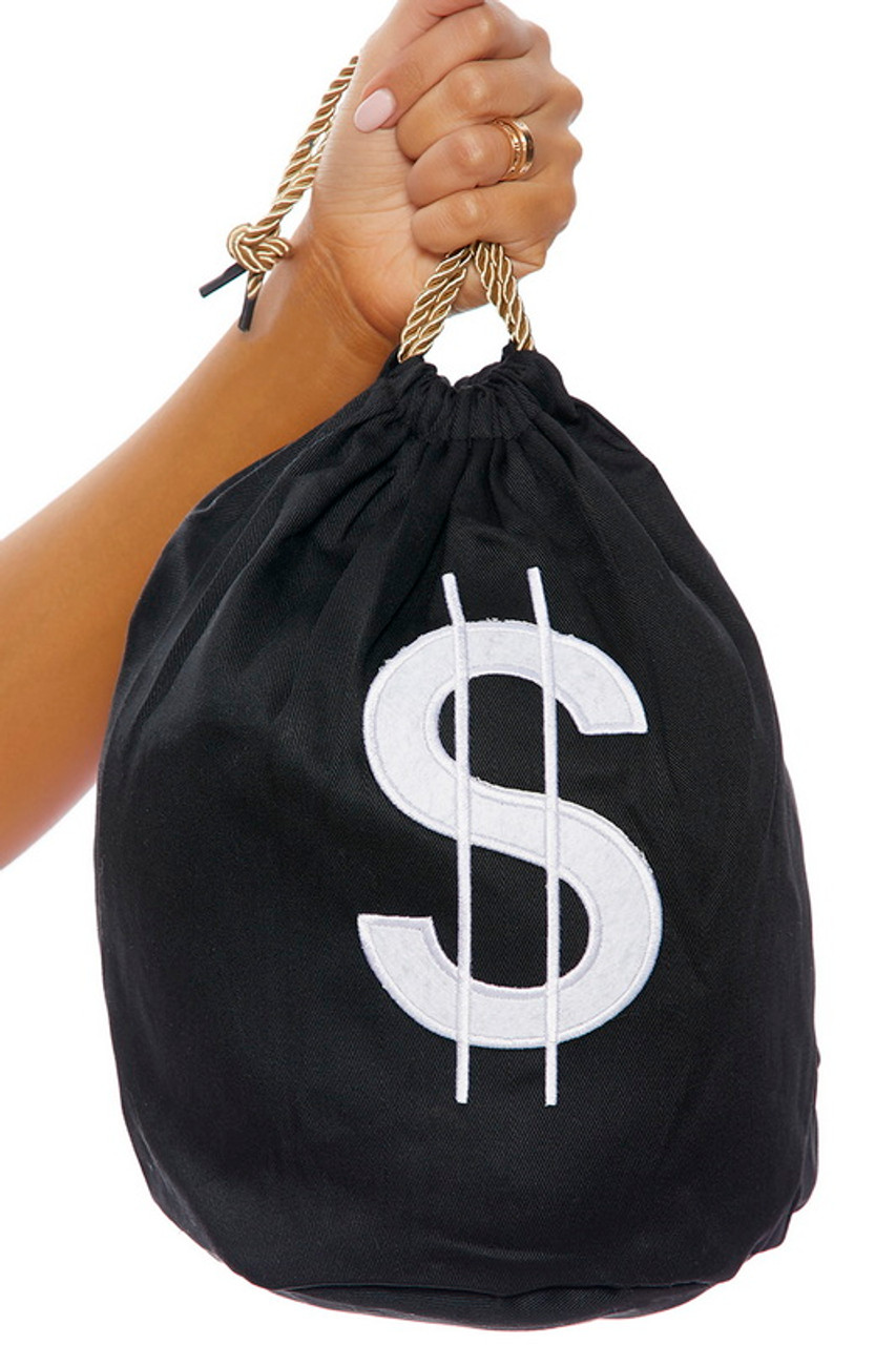 Black All About The Money Costume Handbag - Spicy Lingerie