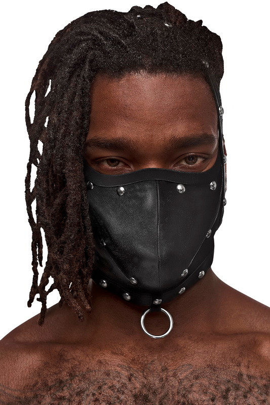 Faux Leather Chain Mask- Spicy Lingerie