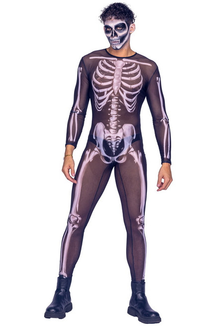 Men's Sexy Skeleton Halloween Costume