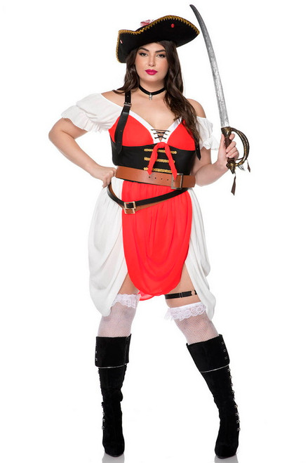 Plus Size Adventurous Pirate Halloween Costume