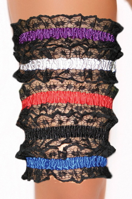 Chic Satin & Lace Leg Garter