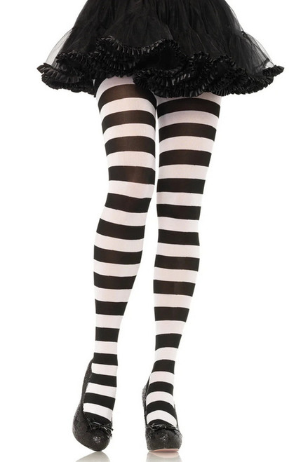 Wide Striped Tights Blowout Deal