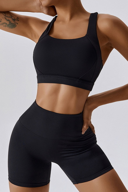 Spice Fit Black Sports Bra Blowout Deal