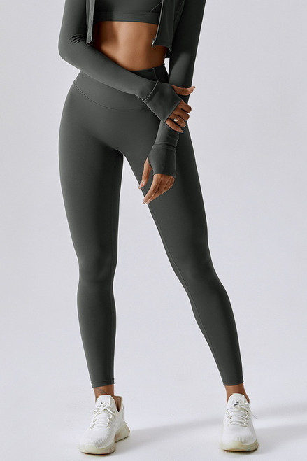 Spice Fit Grey Contour Leggings Blowout Deal