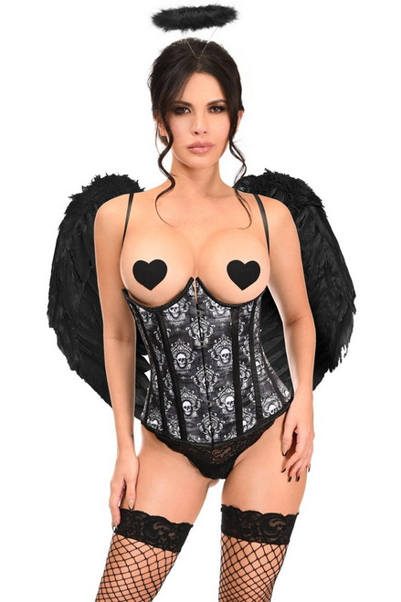Plus Size Lavish Gothic Dark Angel Corset Costume