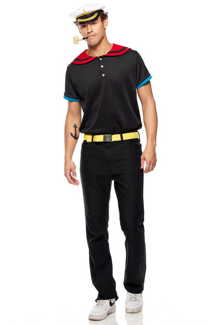 Men's The Sailor Man Cartoon Character Costume