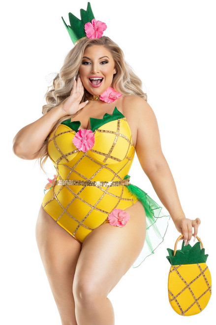 Plus Size Pretty Pineapple Halloween Costume