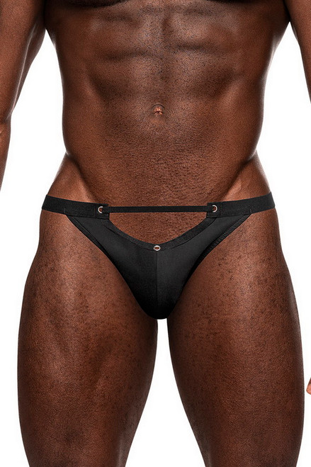 Men's Black Magnificence Micro V Thong Blowout Deal