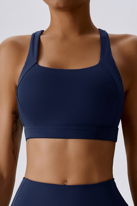 Spice Fit Navy Sports Bra Blowout Deal