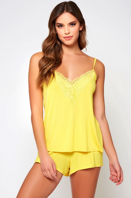 Zennie Yellow Cami & Shorts Blowout Deal