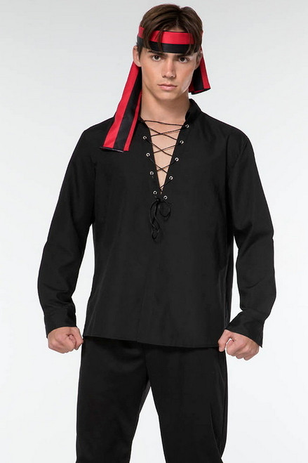 Men's Black First Mate Pirate Halloween Costume Blowout Deal