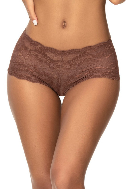 Cocoa Luscious Lace Boyshorts Blowout Deal