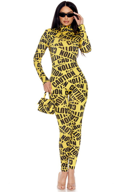 Caution Tape Women's Costume