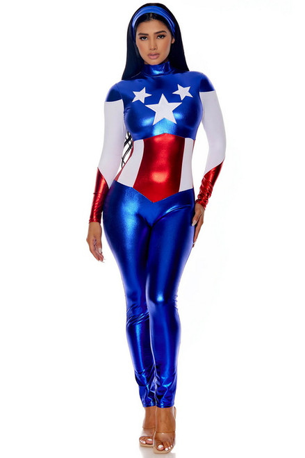Astonishing Allegiance Women's Sexy Superhero Costume