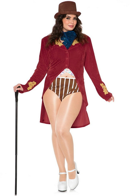 Plus Size Coy Chocolatier Queen Costume