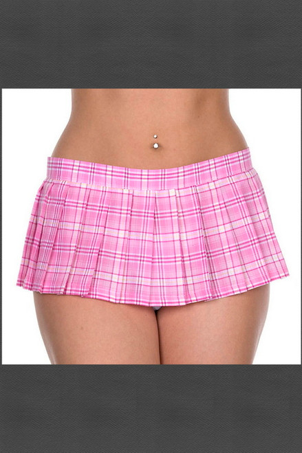 Pink Velcro Wrap Around Skirt