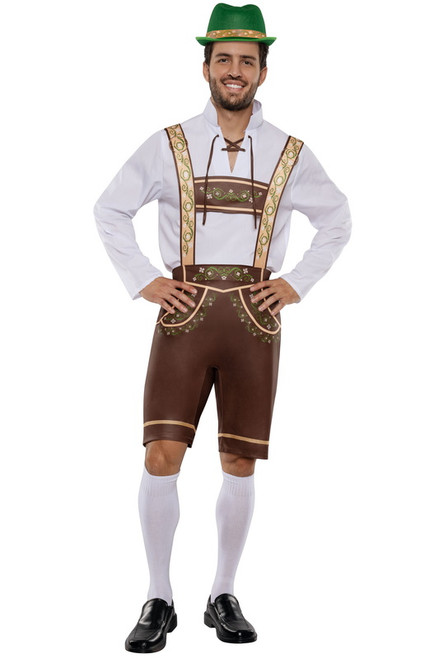 Men's Bashful Beer Bro Costume