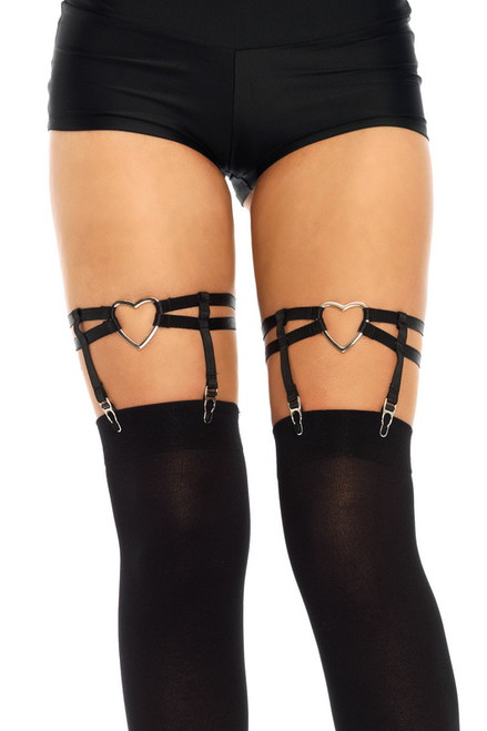 Dual Strap Heart Garter