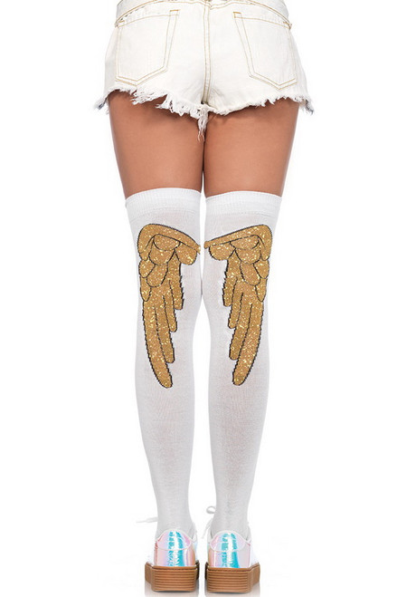 Lurex Angel Wing Socks