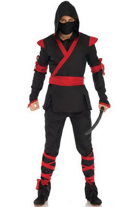 Men's Red Ninja Costume