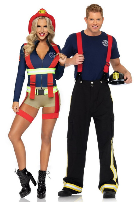 Hot Zone Honey Firefighter Costume - Spicy Lingerie