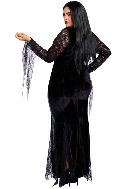 Plus Size Frightfully Beautiful Gothic Costume - Spicy Lingerie