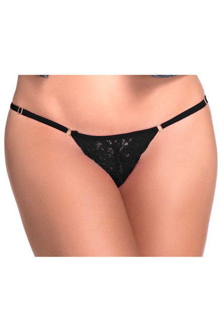 Black Lace Keyhole Panty