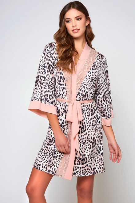Katie's In Charge Leopard Print Robe