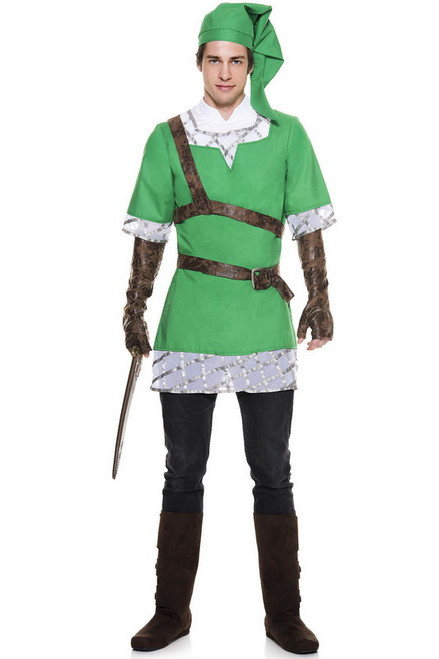Men's Big-Hearted Elf Costume