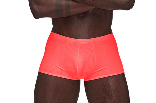 Men's Coral Barely There Mini Shorts