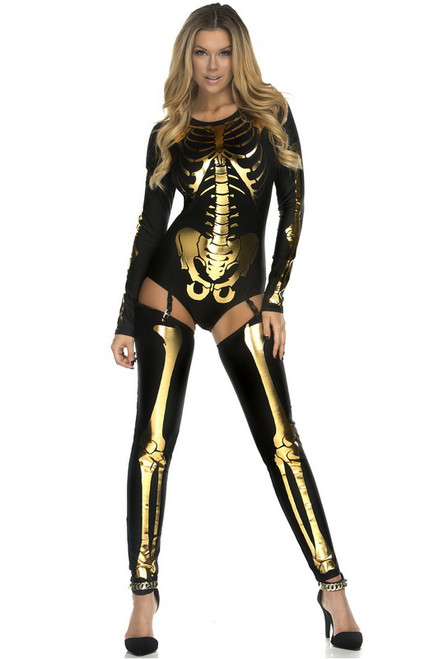 Skin & Bones Sexy Skeleton Costume