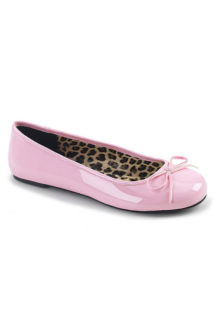 Baby Pink Patent Ballet Flats