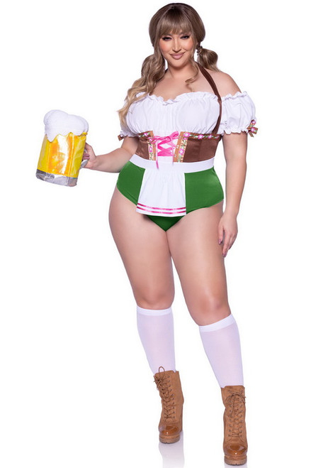 Plus Size Flirty Fraulein Oktoberfest Costume