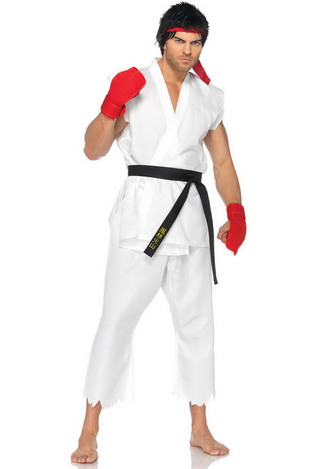 Mens Street Fighter Ryu Costume Spicy Lingerie 