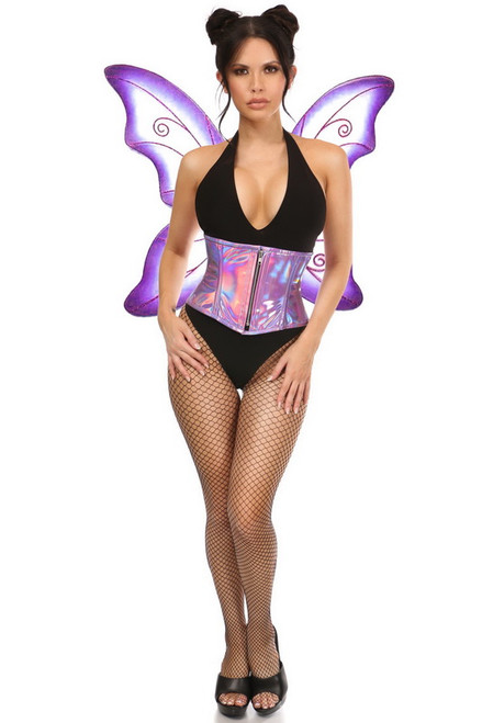 Purple Pixie Fairy Corset Halloween Costume