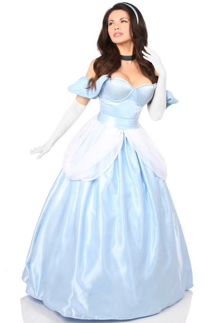 Blue Fairytale Princess Corset Costume