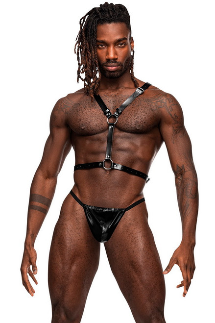 Men's Sagittarius Winged Leather Harness