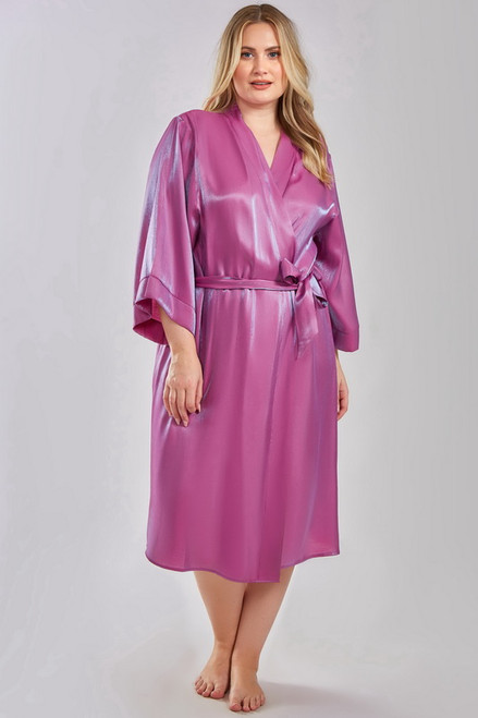 Plus Size Purple Shifting Secrets Robe